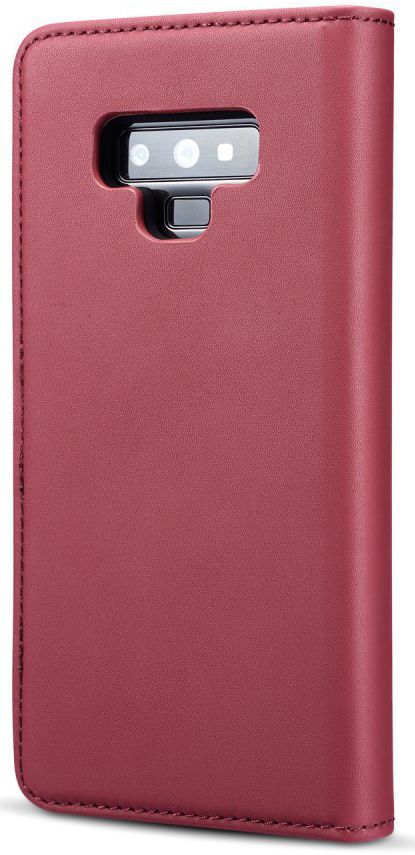 Samsung Galaxy Note 9 Leren 2-in-1 Bookcase en Back Cover Hoesje Rood afbeelding 15