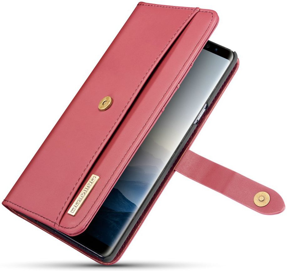 Samsung Galaxy Note 9 Leren 2-in-1 Bookcase en Back Cover Hoesje Rood afbeelding 6
