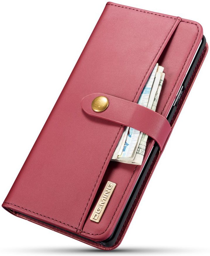Samsung Galaxy Note 9 Leren 2-in-1 Bookcase en Back Cover Hoesje Rood afbeelding 8