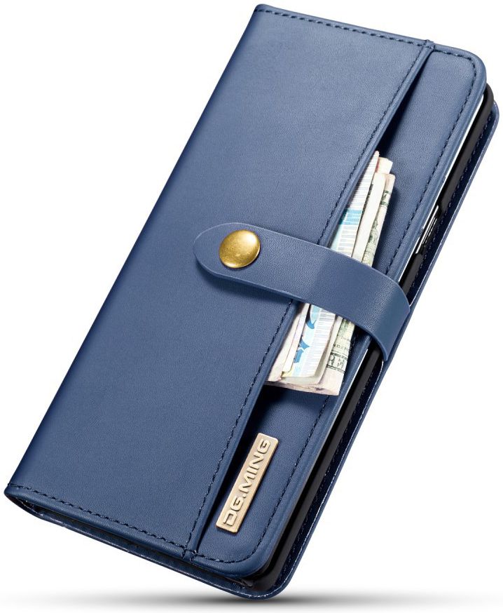Samsung Galaxy Note 9 Leren 2-in-1 Bookcase en Back Cover Hoesje Blauw afbeelding 7