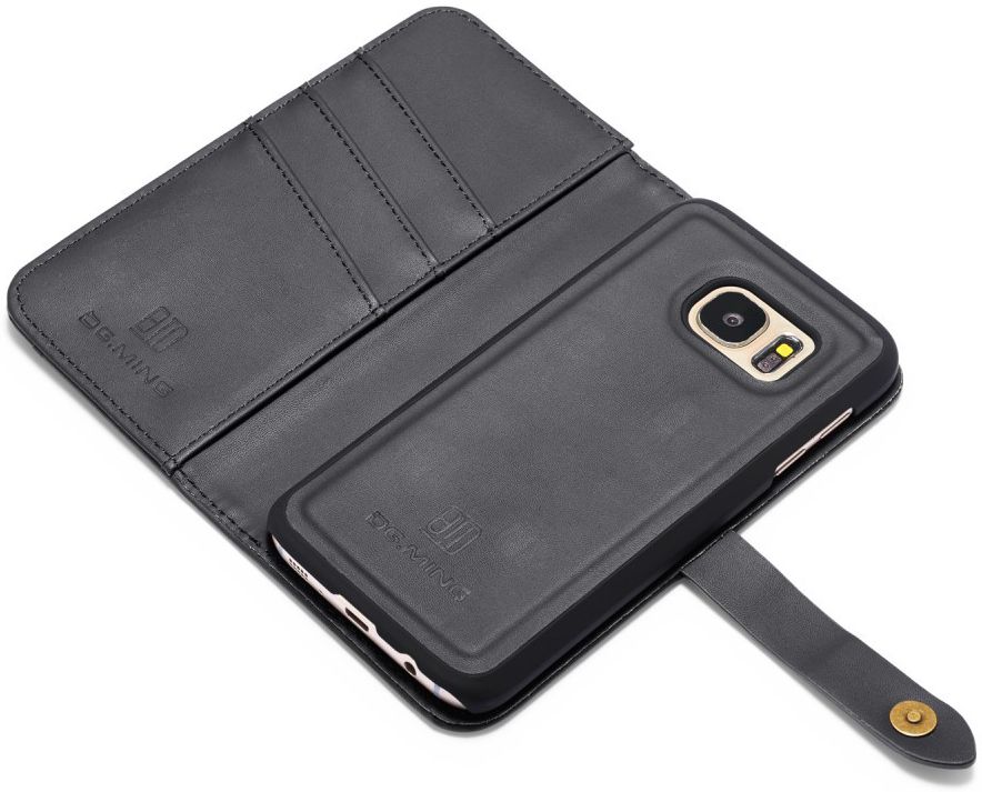 Samsung Galaxy S7 Leren 2-in-1 Bookcase en Back Cover Hoesje Zwart afbeelding 6
