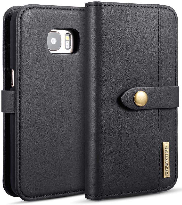 Samsung Galaxy S7 Leren 2-in-1 Bookcase en Back Cover Hoesje Zwart afbeelding 10