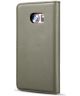 Samsung Galaxy S7 Edge Leer 2-in-1 Bookcase en Back Cover Hoesje Groen