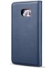 Samsung Galaxy S7 Edge Leer 2-in-1 Bookcase en Back Cover Hoesje Blauw