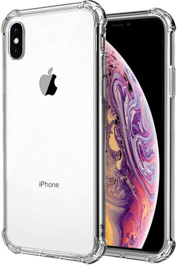 Apple iPhone XR Rugged Transparante TPU Back Cover Hoesje afbeelding 1