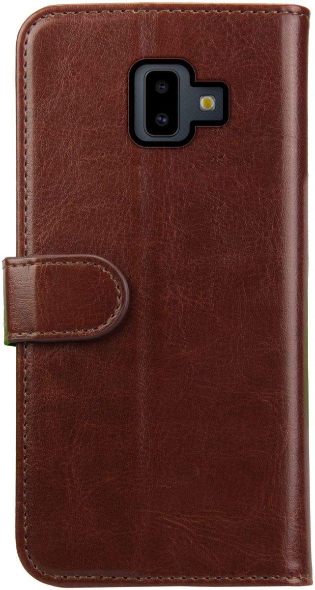 Rosso Element Samsung Galaxy J6 Plus Hoesje Book Cover Bruin afbeelding 5
