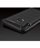 Huawei P Smart Plus Geborsteld TPU Hoesje Rood