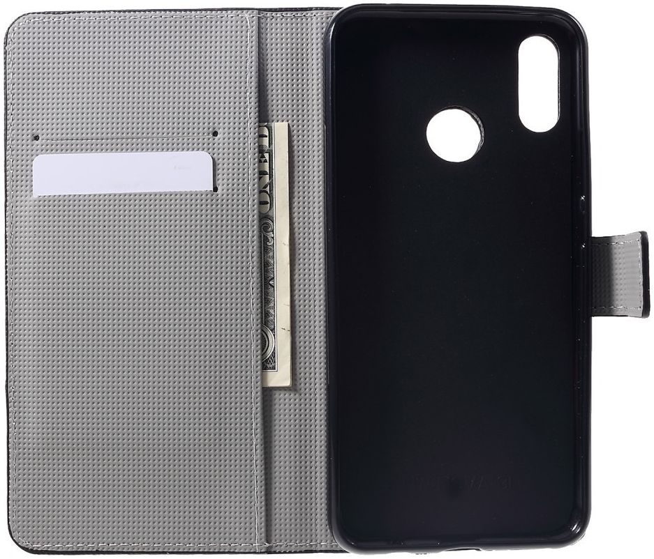 Huawei P Smart Plus Portemonnee Hoesje Bloem afbeelding 2