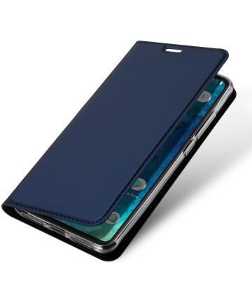Dux Ducis Xiaomi Redmi Note 6 Pro Premium Bookcase Blauw Hoesjes