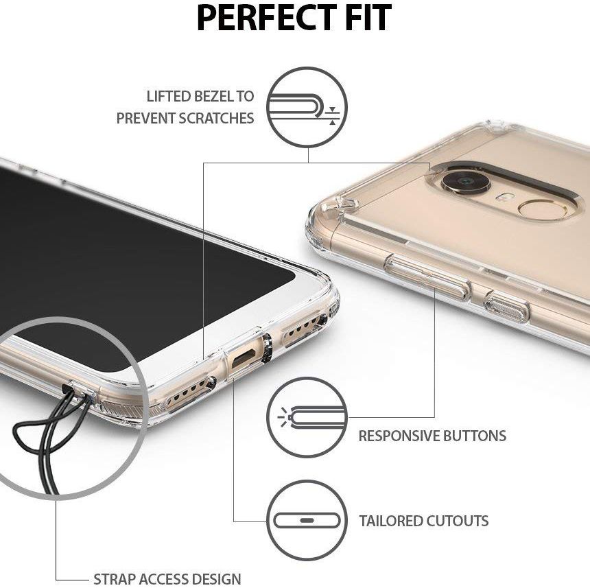 Ringke Fusion Xiaomi Redmi 5 Plus Transparant afbeelding 4