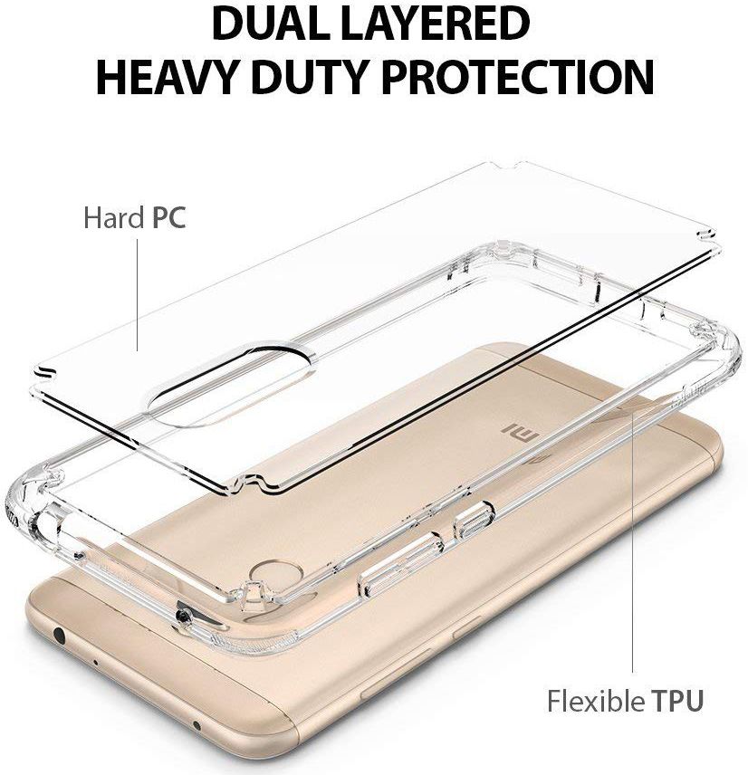 Ringke Fusion Xiaomi Redmi 5 Plus Transparant afbeelding 6
