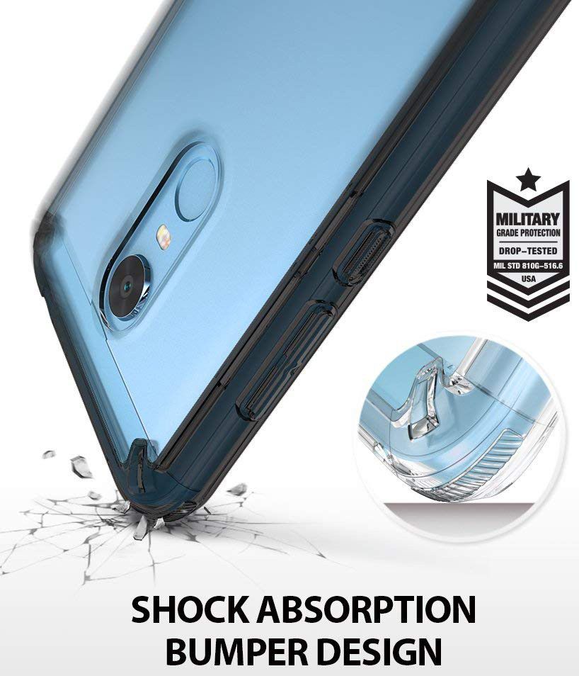Ringke Fusion Xiaomi Redmi 5 Plus Transparant Zwart afbeelding 2
