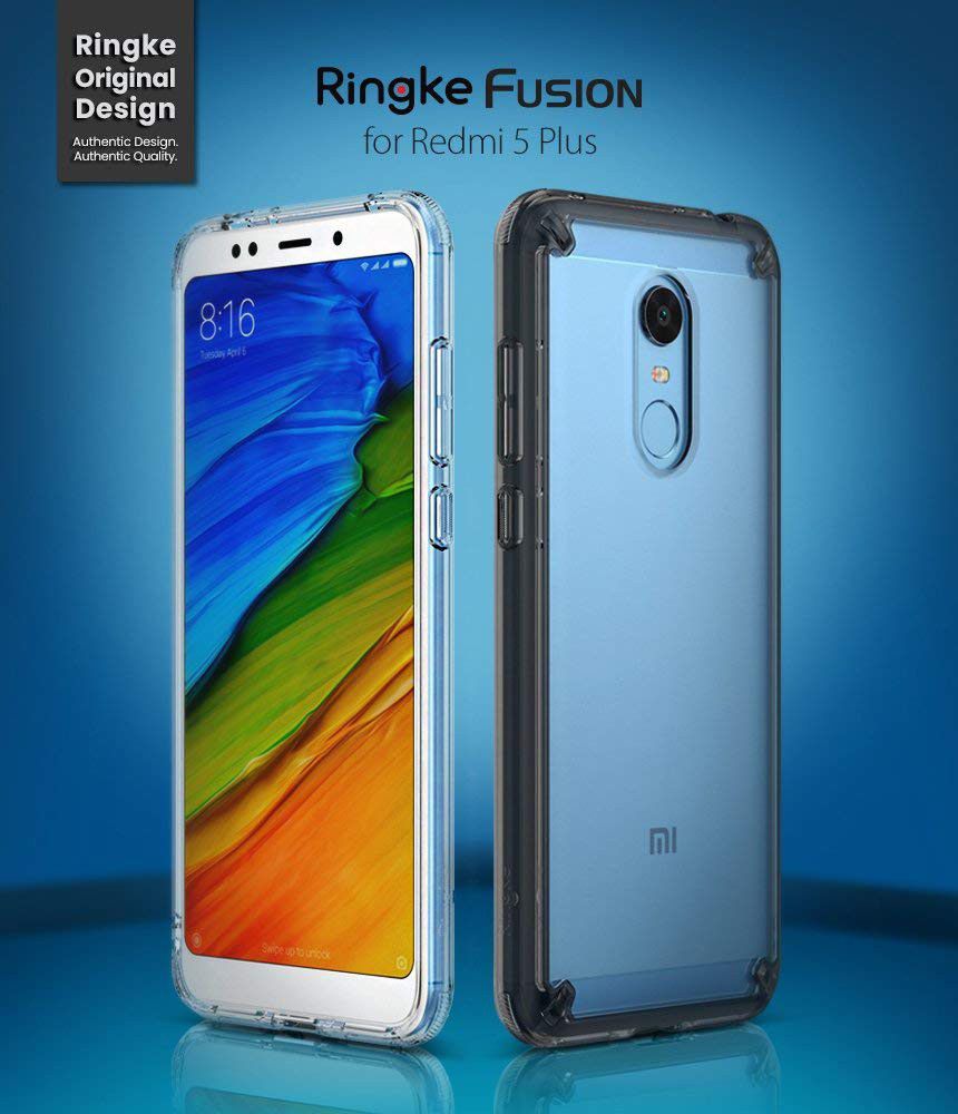 Ringke Fusion Xiaomi Redmi 5 Plus Transparant Zwart afbeelding 8