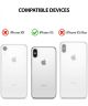Ringke Fusion X Apple iPhone XS Hoesje Doorzichtig Paars