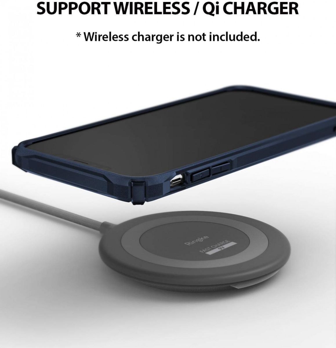 Ringke Fusion X Apple iPhone XS Max Hoesje Doorzichtig Blauw afbeelding 6