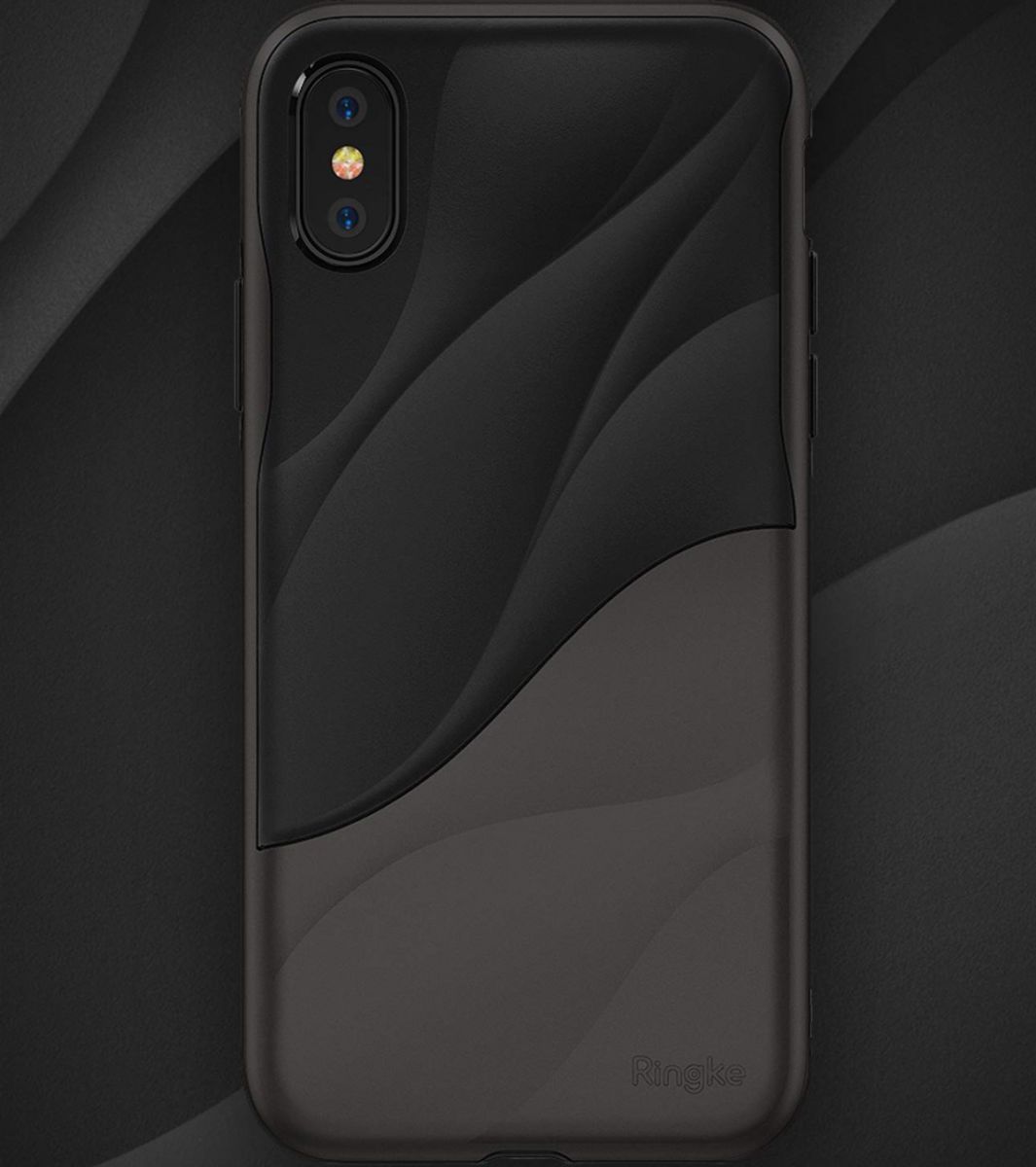 Ringke Wave Apple iPhone XS Hoesje Zwart afbeelding 7