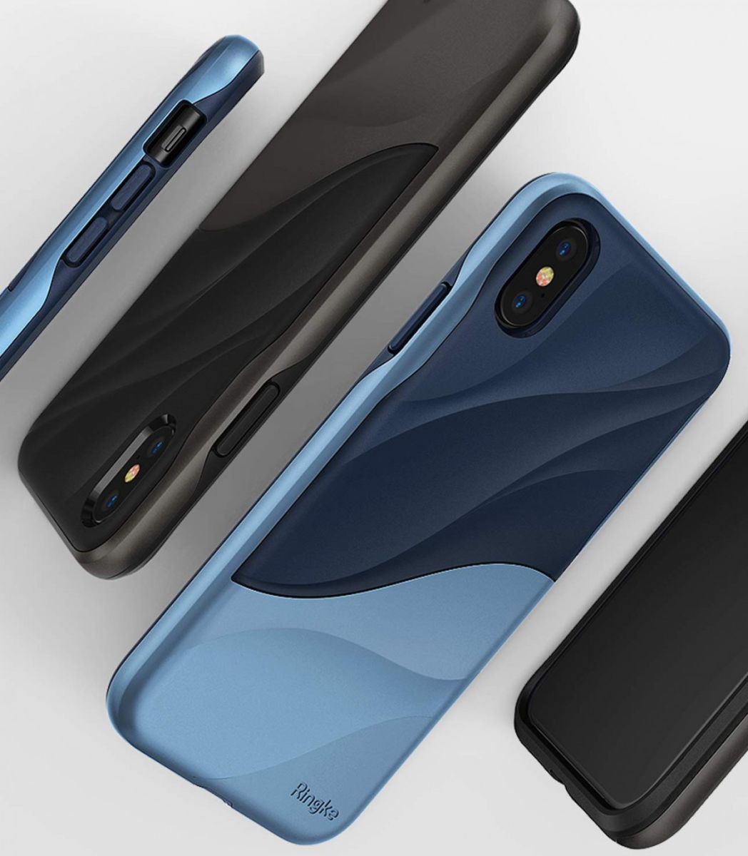 Ringke Wave Apple iPhone XS Hoesje Zwart afbeelding 8