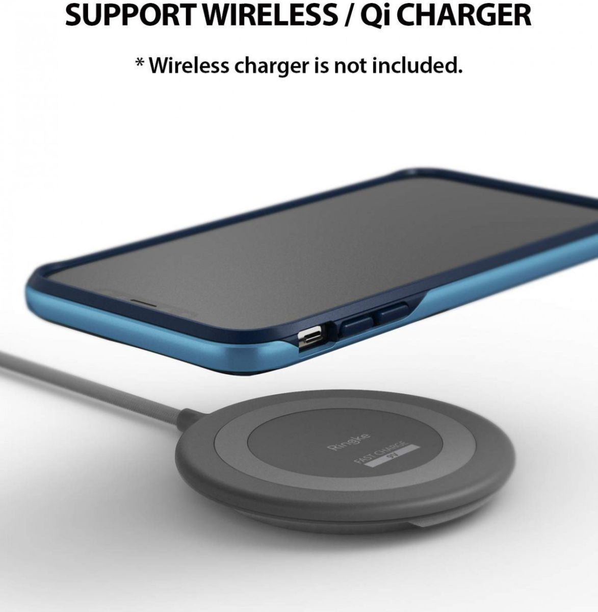 Ringke Wave Apple iPhone XS Hoesje Blauw afbeelding 8