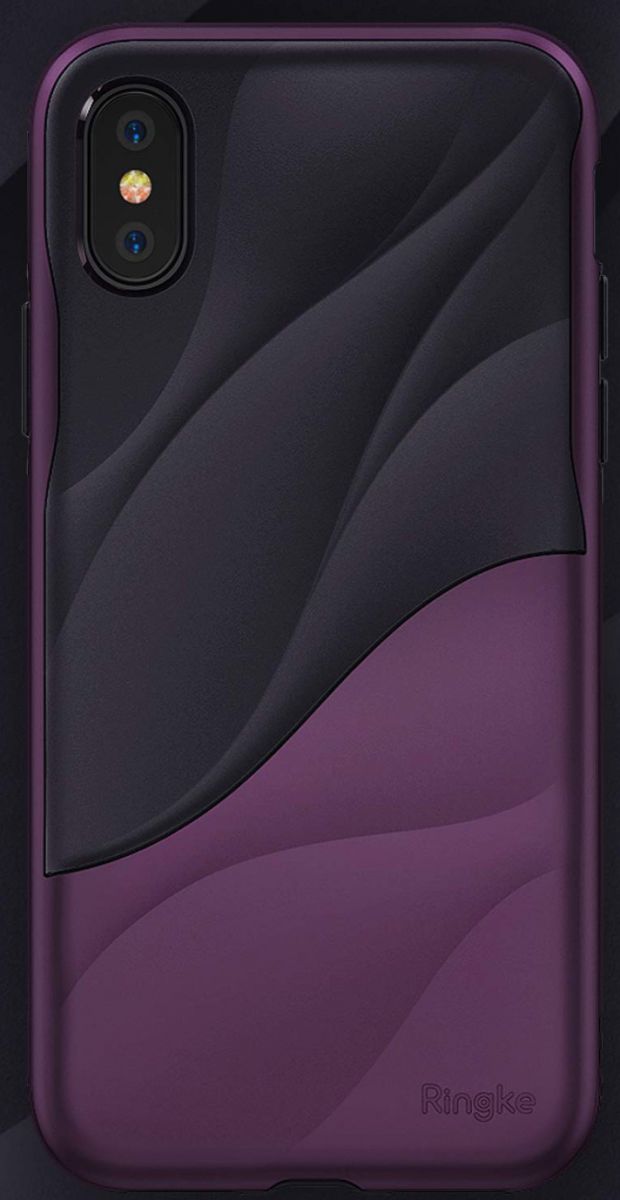Ringke Wave Apple iPhone XS Hoesje Paars afbeelding 7