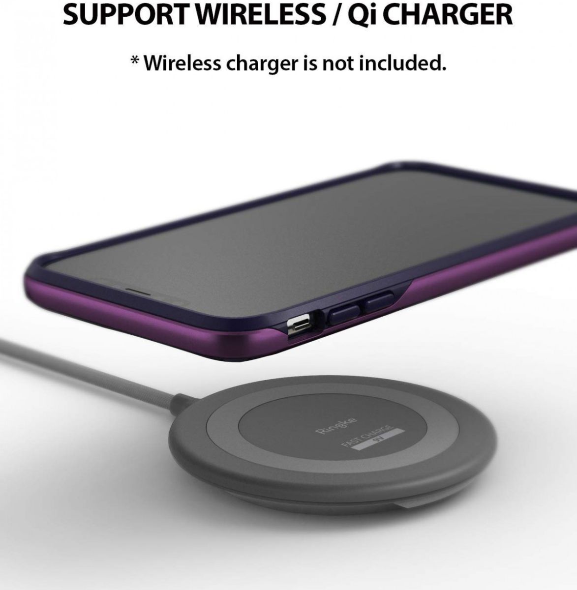 Ringke Wave Apple iPhone XS Hoesje Paars afbeelding 8