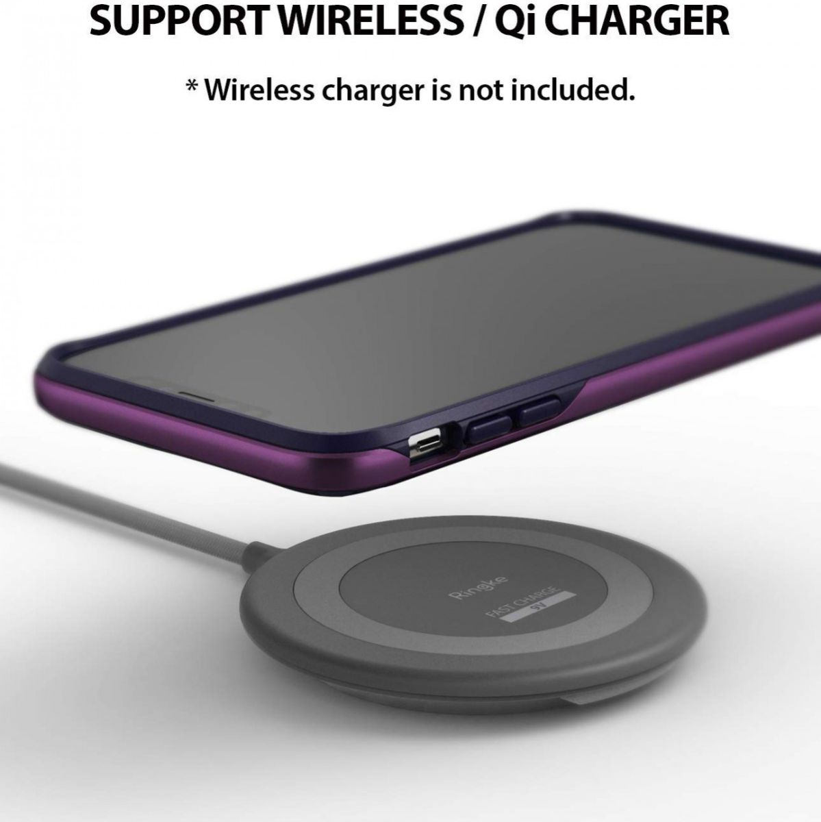 Ringke Wave Apple iPhone XS Max Hoesje Paars afbeelding 8