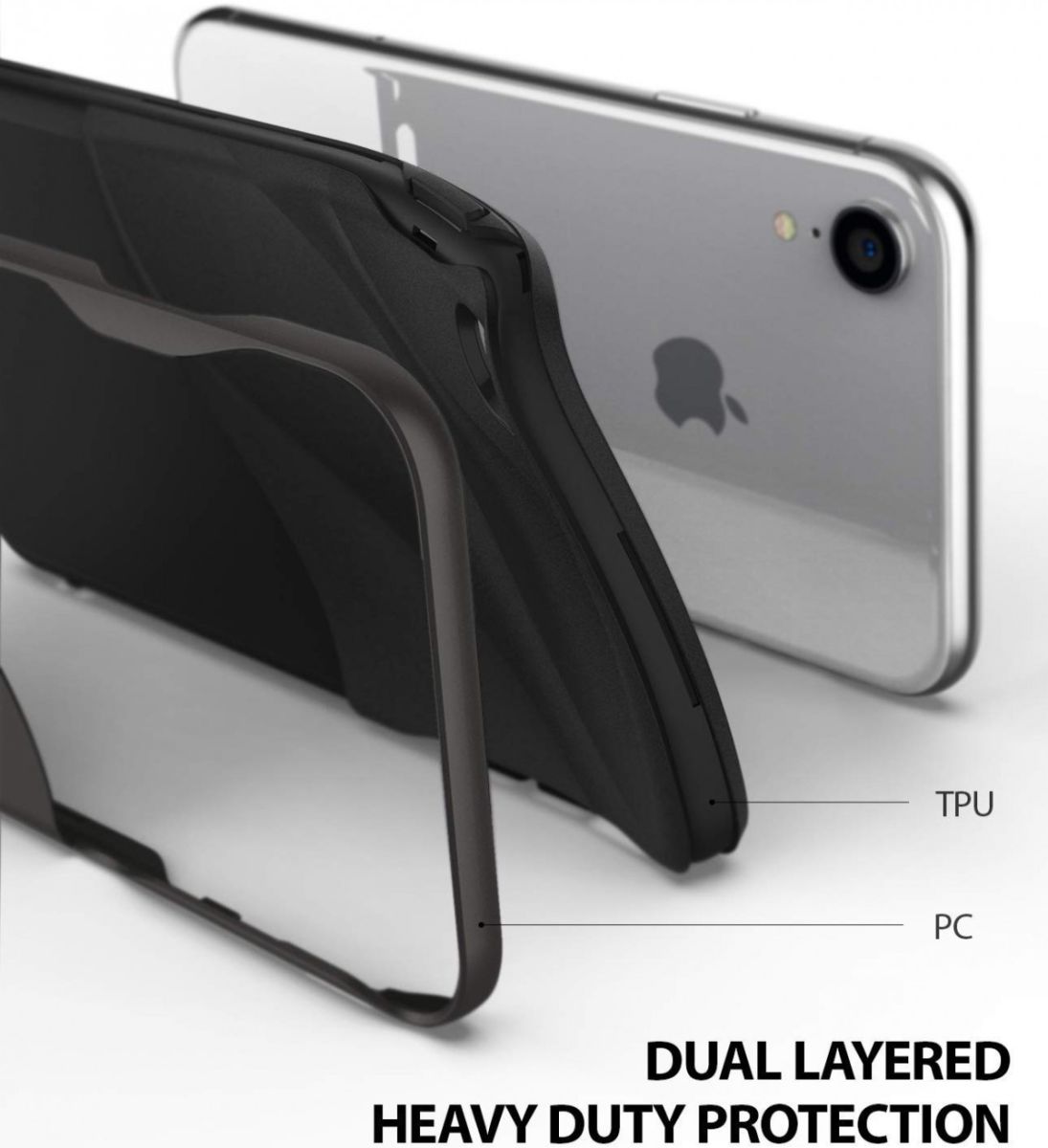 Ringke Wave Apple iPhone XR Hoesje Zwart afbeelding 4