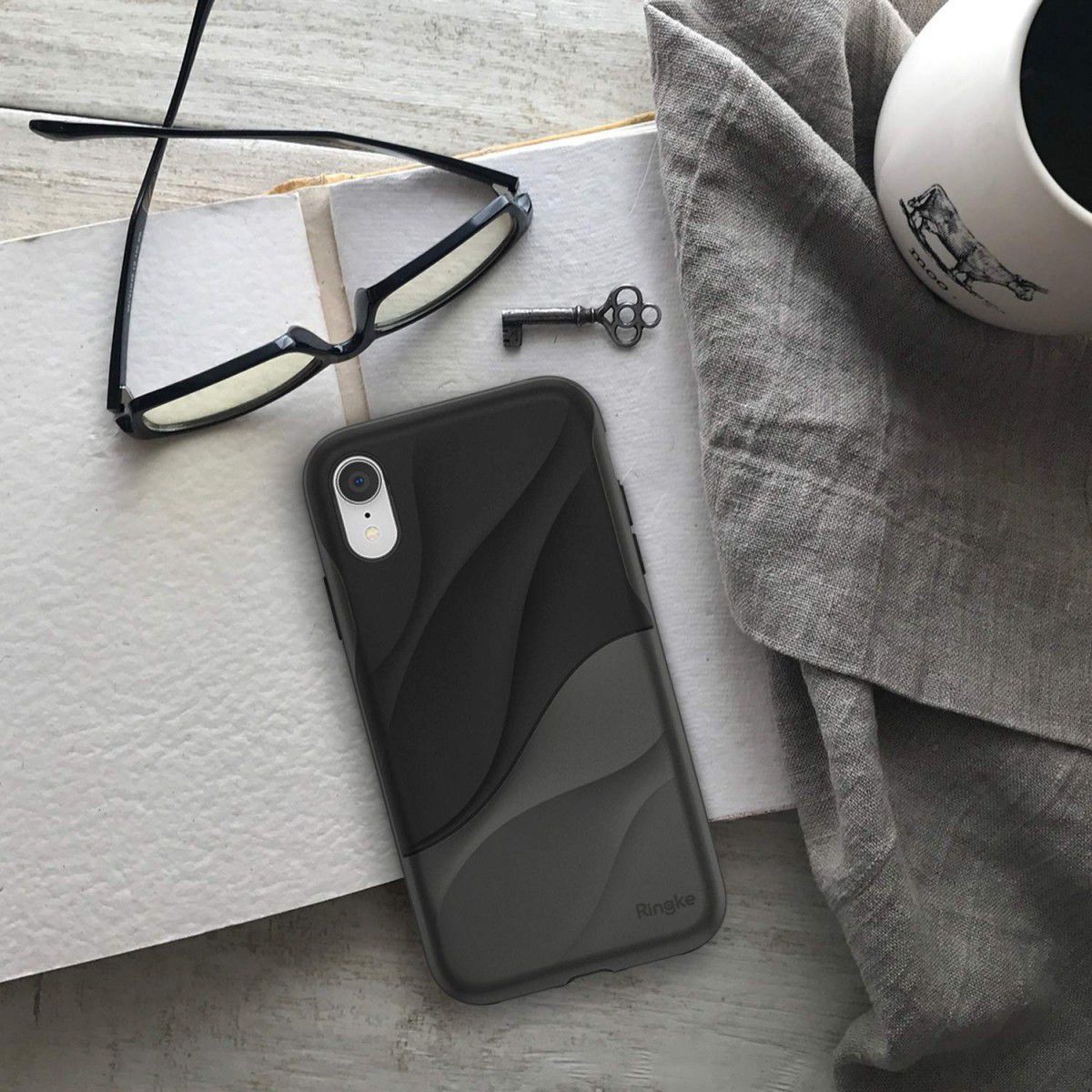 Ringke Wave Apple iPhone XR Hoesje Zwart afbeelding 8