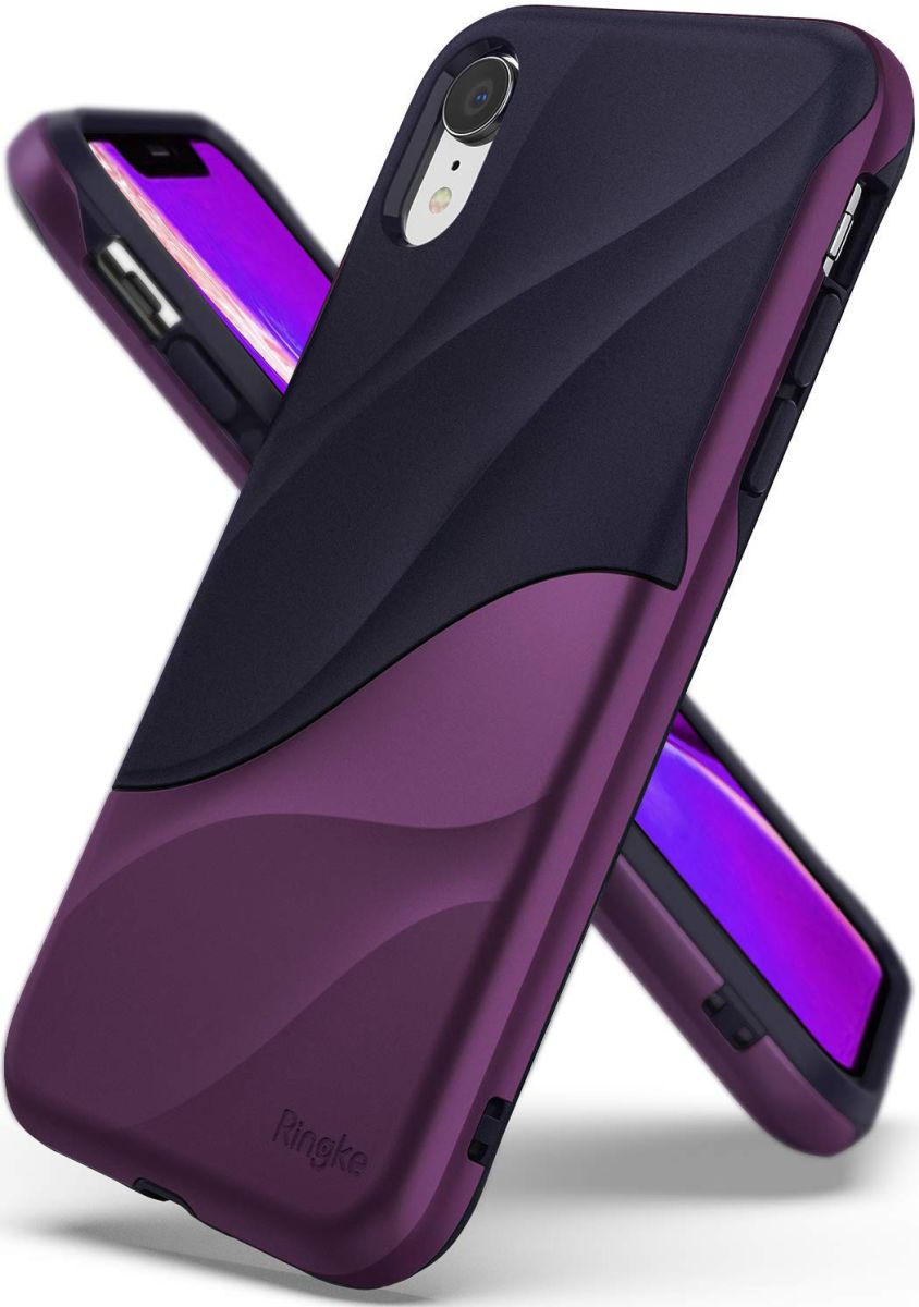 Ringke Wave Apple iPhone XR Hoesje Paars afbeelding 1