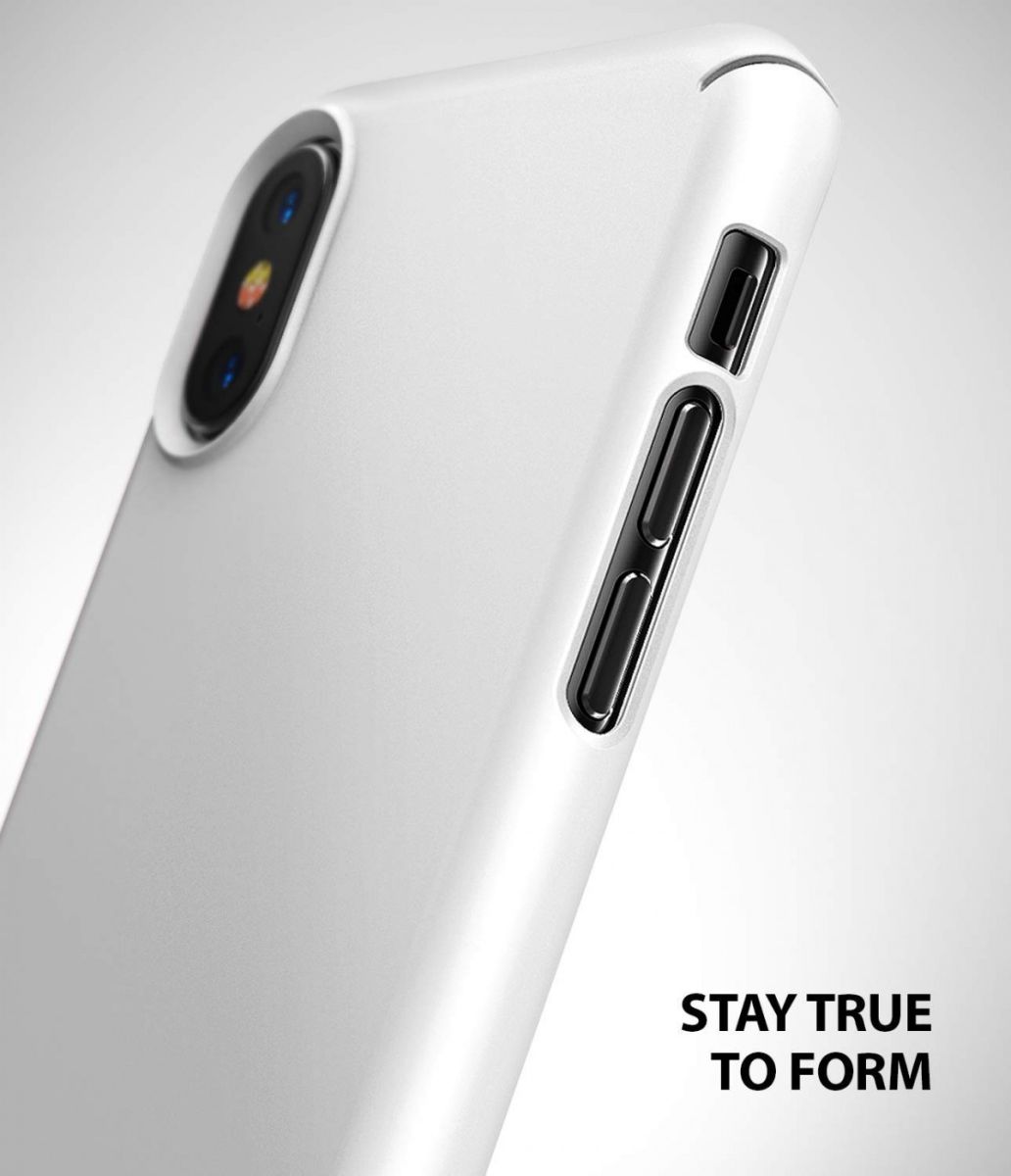 Ringke Slim Apple iPhone XS Ultra Dun Hoesje Wit afbeelding 2