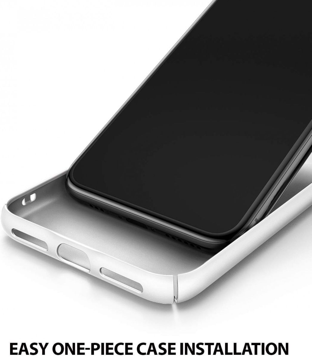 Ringke Slim Apple iPhone XS Ultra Dun Hoesje Wit afbeelding 4