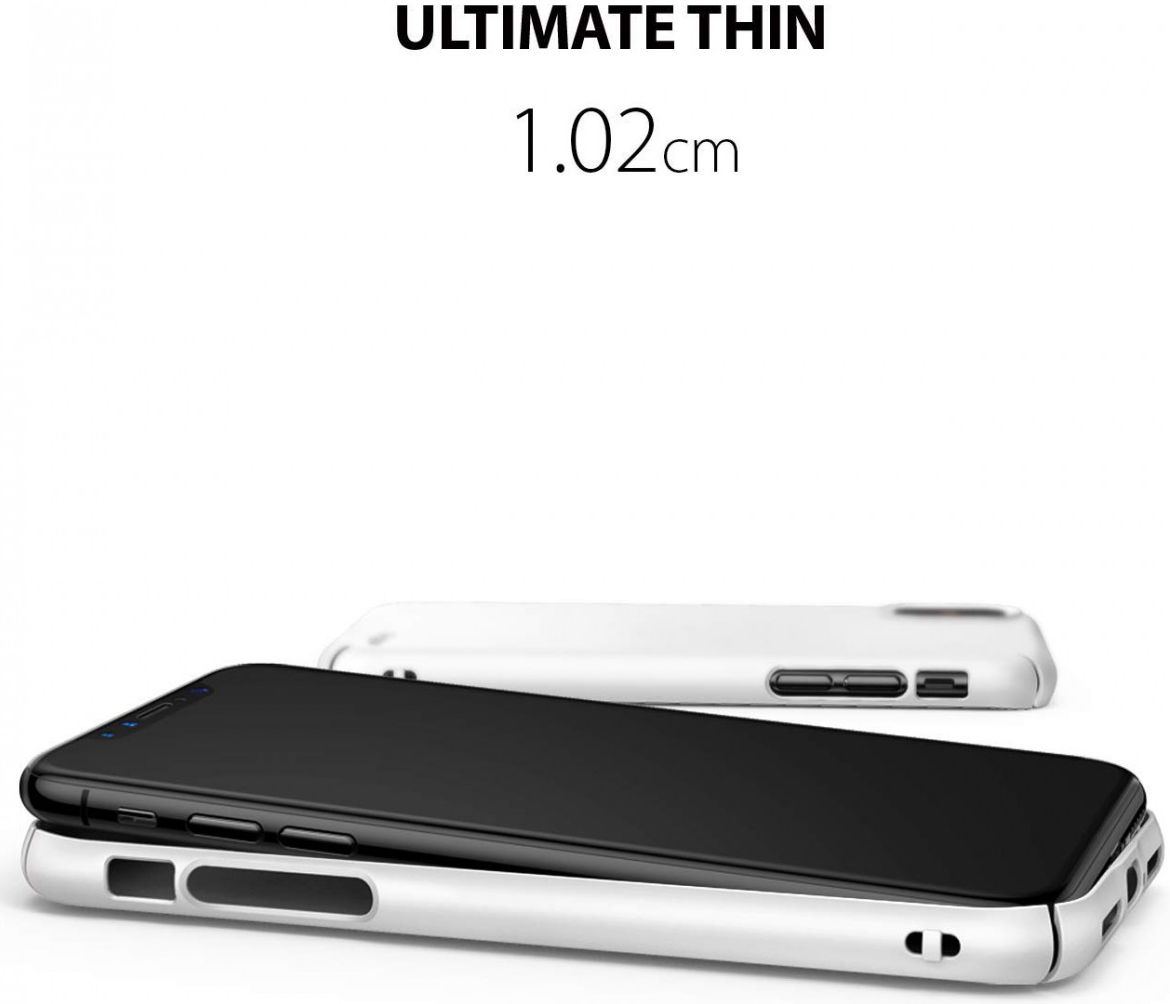 Ringke Slim Apple iPhone XS Ultra Dun Hoesje Wit afbeelding 5