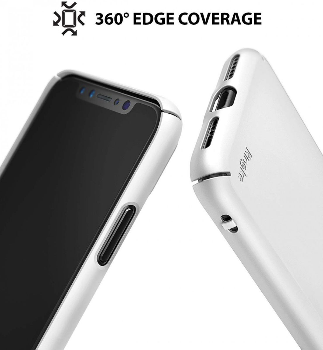Ringke Slim Apple iPhone XS Ultra Dun Hoesje Wit afbeelding 6