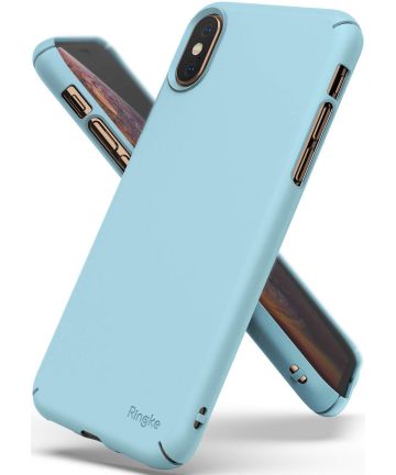 Ringke Slim Apple iPhone XS Ultra Dun Hoesje Blauw Hoesjes