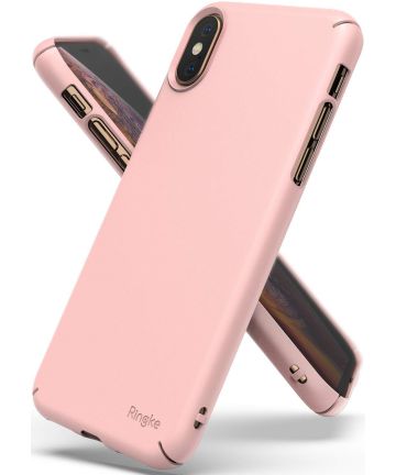 Ringke Slim Apple iPhone XS Ultra Dun Hoesje Roze Hoesjes