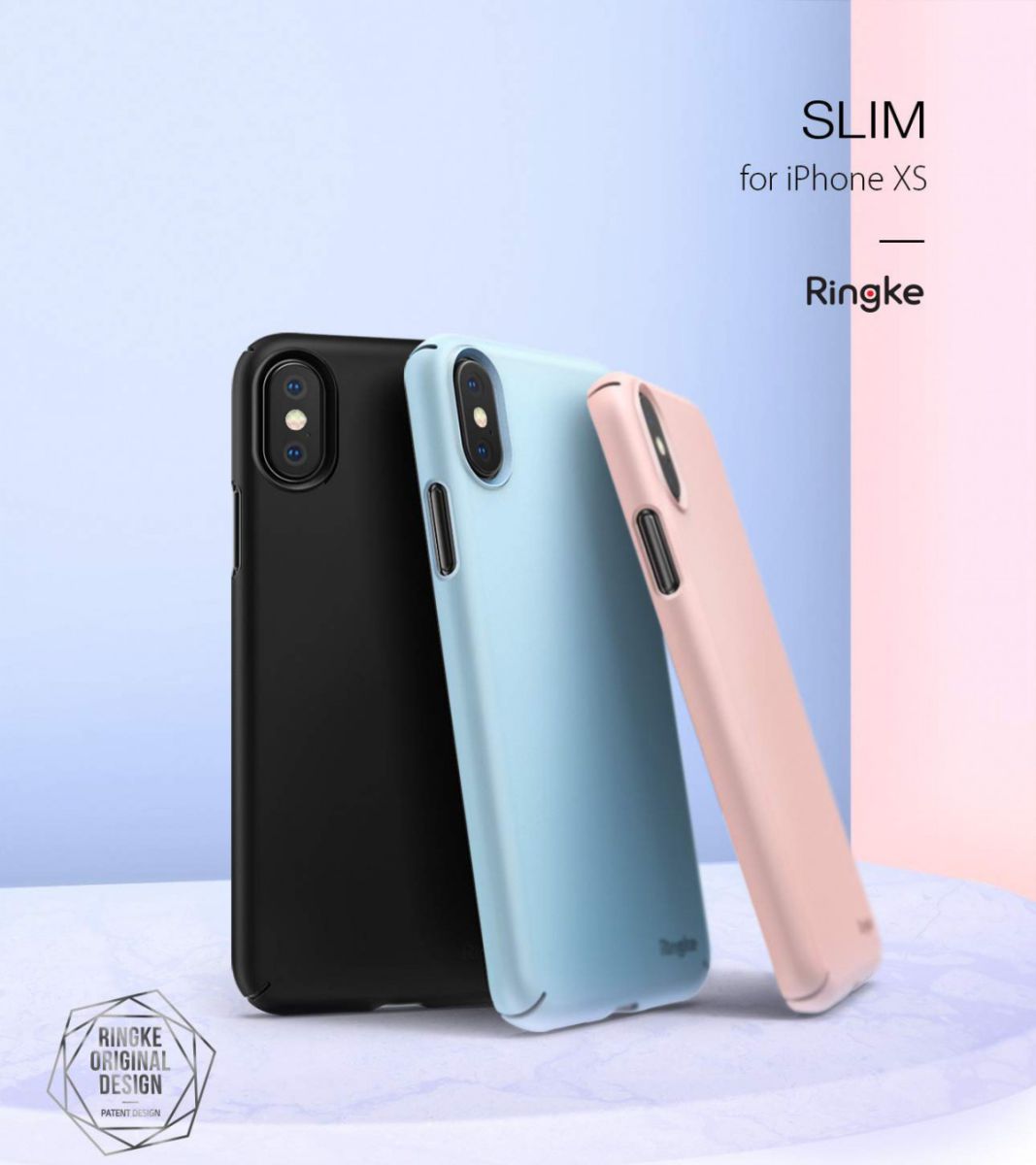 Ringke Slim Apple iPhone XS Ultra Dun Hoesje Roze afbeelding 10