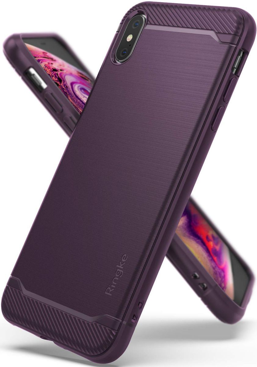 Ringke Onyx X Apple iPhone XS Max Hoesje Paars afbeelding 1