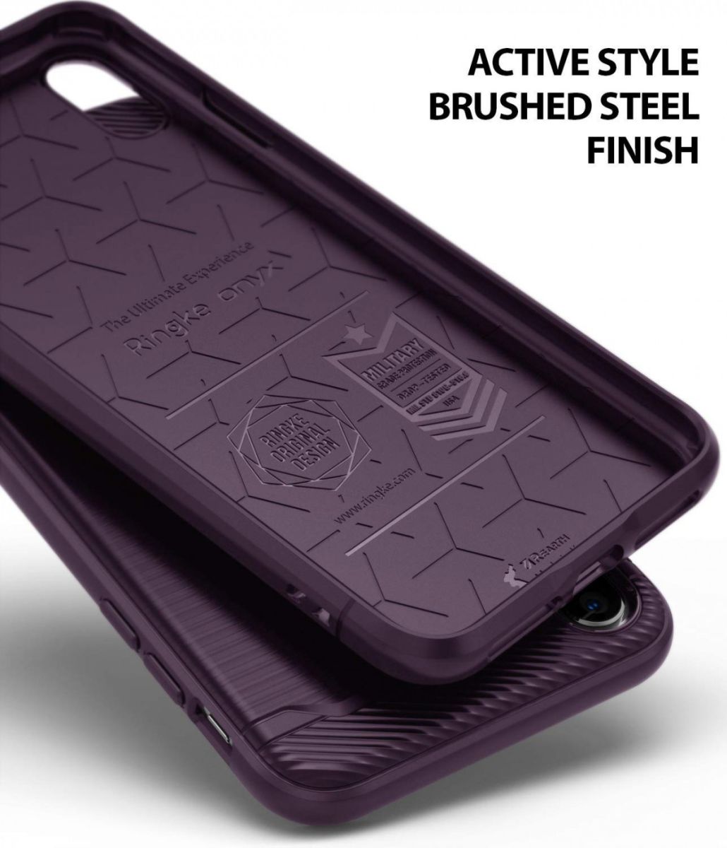 Ringke Onyx X Apple iPhone XS Max Hoesje Paars afbeelding 7