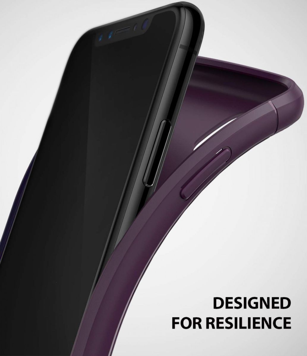Ringke Onyx Apple iPhone XS Hoesje Paars afbeelding 4
