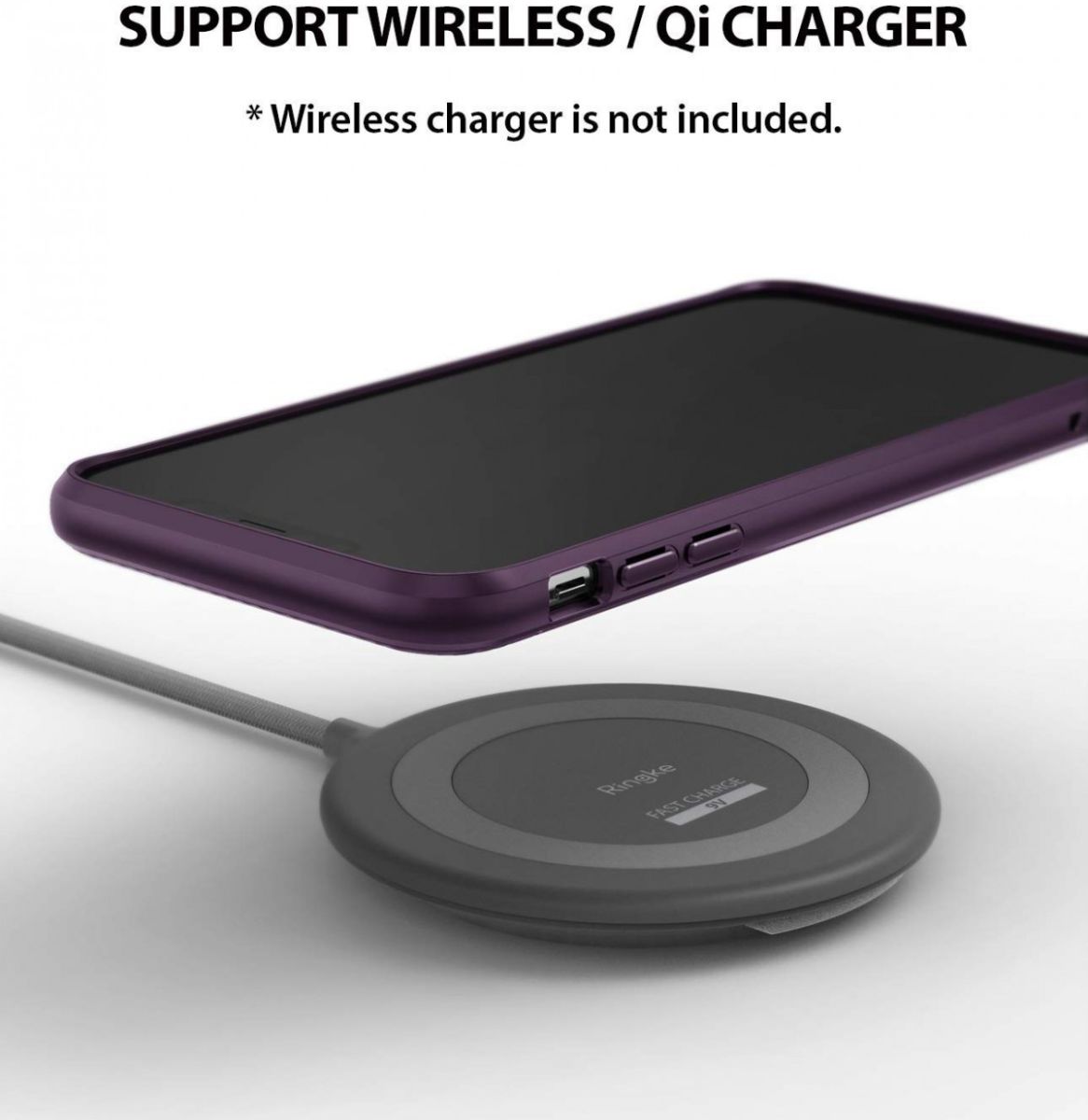 Ringke Onyx Apple iPhone XS Hoesje Paars afbeelding 5