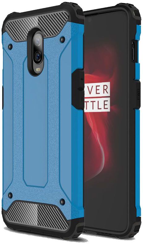 OnePlus 6T Hybride Hoesje Blauw afbeelding 1