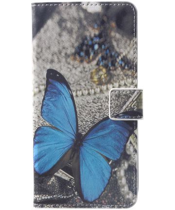 Xiaomi PocoPhone F1 Portemonnee Hoesje Print Vlinder Hoesjes
