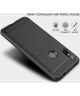 Xiaomi Redmi Note 6 Pro Geborsteld TPU Hoesje Zwart