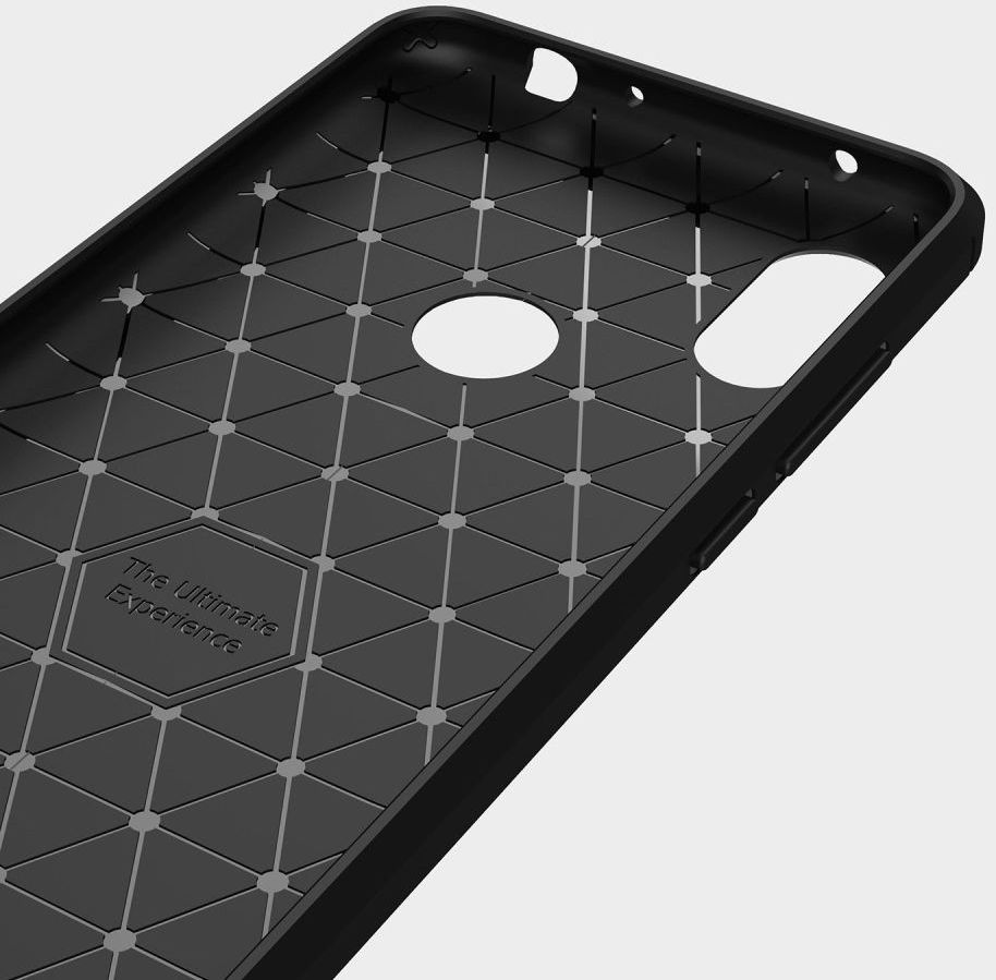 Xiaomi Redmi Note 6 Pro Geborsteld TPU Hoesje Zwart afbeelding 10