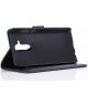 Huawei Mate 20 lite Retro Style Wallet Flip Case Zwart