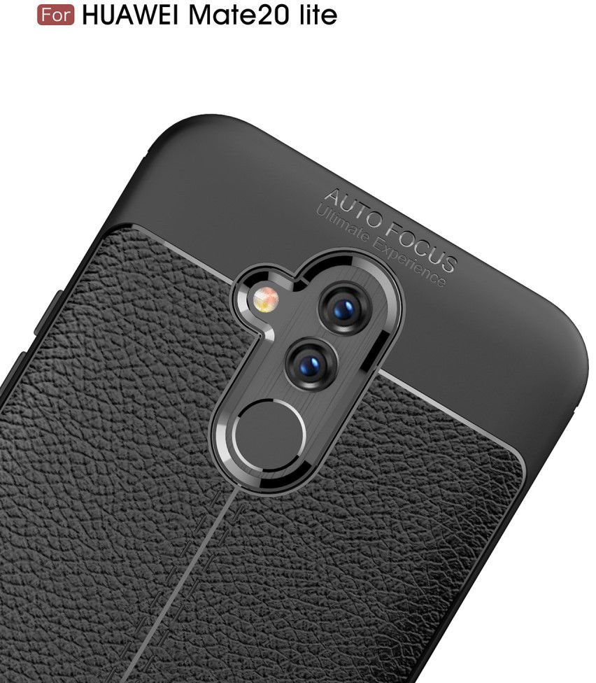 Huawei Mate 20 Lite Rugged Armor Brushed TPU Hoesje Zwart afbeelding 12