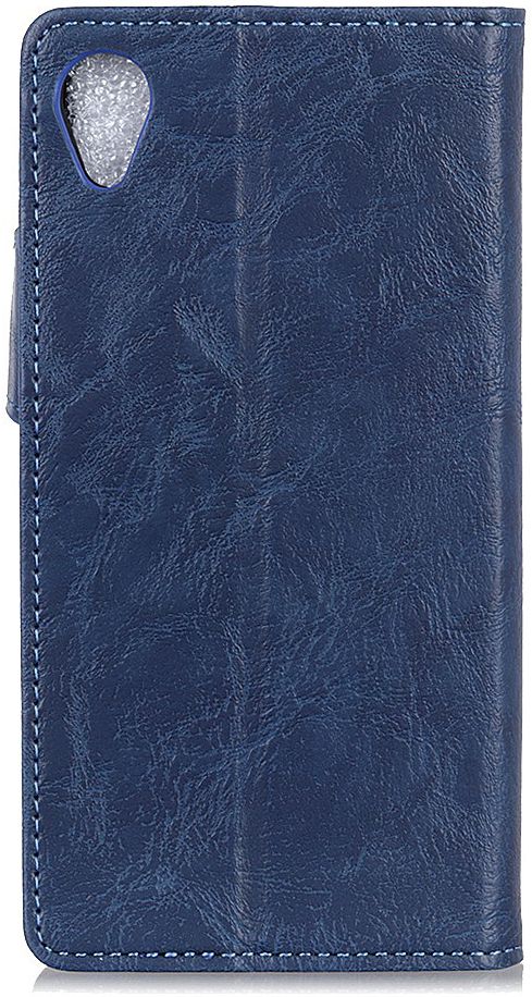 Alcatel 1 Crazy Horse Wallet Stand Hoesje Blauw afbeelding 9