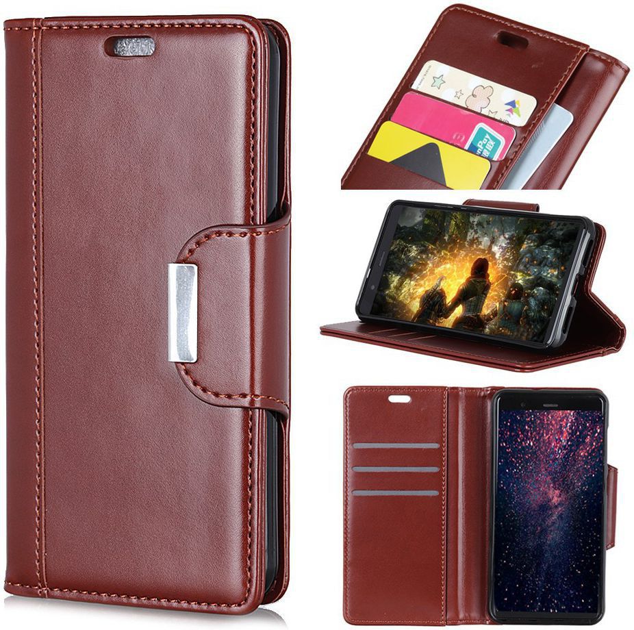 Huawei Mate 20 Lite Bookcase Hoesje Bruin afbeelding 1