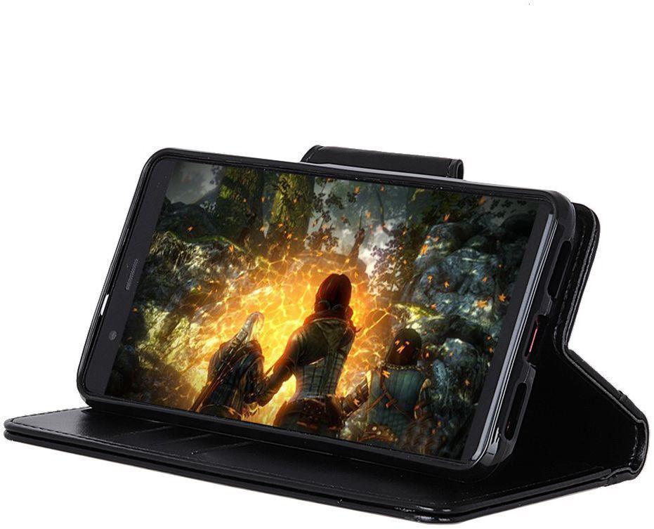 Huawei Mate 20 Lite Bookcase Hoesje Zwart afbeelding 5