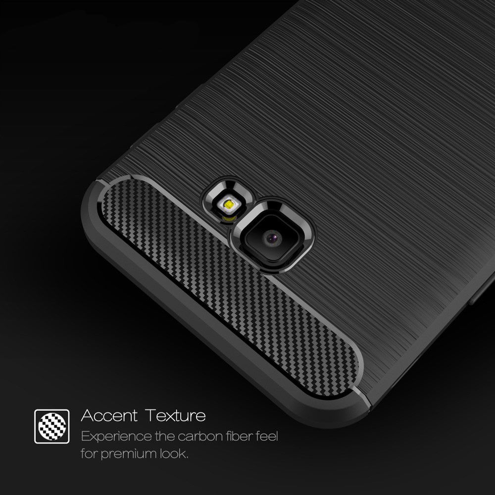 Samsung Galaxy J4 Plus Geborsteld TPU Hoesje Blauw afbeelding 10