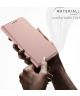 Apple iPhone XS Max Luxe Portemonnee Hoesje Roze Goud